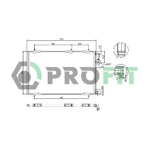 PROFIT PR 1907C1 Конденсатор, кондиционер