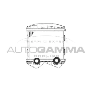 AUTOGAMMA 102409 Охолоджувач наддувального повітря