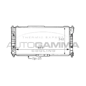 AUTOGAMMA 101132 Радіатор, система охолодження двигуна