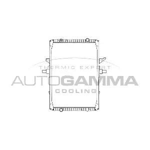 AUTOGAMMA 401028 Радиатор, охлаждение двигателя