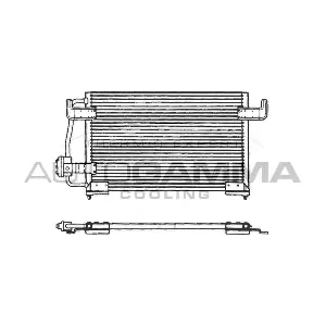 AUTOGAMMA 101580 Конденсатор, система кондиціонування повітря