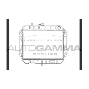 AUTOGAMMA 104040 Радіатор, система охолодження двигуна