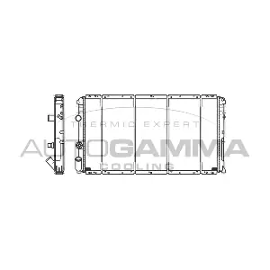 AUTOGAMMA 101461 Радіатор, система охолодження двигуна