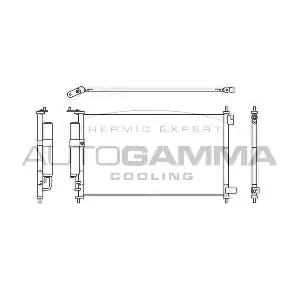 AUTOGAMMA 105548 Конденсатор, система кондиціонування повітря