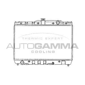 AUTOGAMMA 101001 Радиатор, охлаждение двигателя