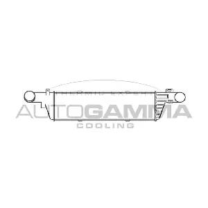 AUTOGAMMA 102018 Охолоджувач наддувального повітря