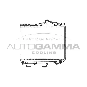 AUTOGAMMA 101035 Радіатор, система охолодження двигуна
