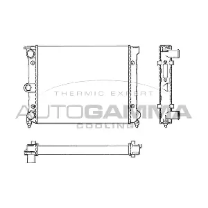 AUTOGAMMA 101041 Радіатор, система охолодження двигуна