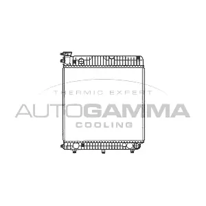 AUTOGAMMA 402008 Радіатор, система охолодження двигуна