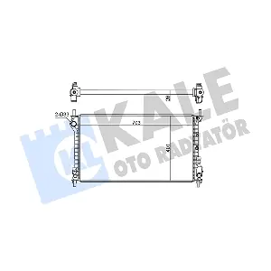 174100 KALE OTO RADYATOR