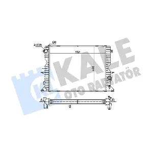 350600 KALE OTO RADYATOR