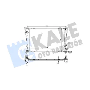KALE OTO RADYATOR 353680