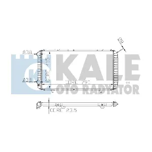 KALE OTO RADYATÖR 258400