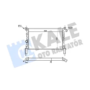 KALE OTO RADYATOR 346195
