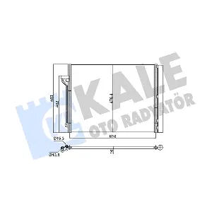 KALE OTO RADYATOR 345315