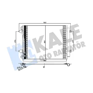 KALE OTO RADYATOR 376100