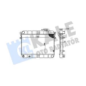 230400 KALE OTO RADYATOR