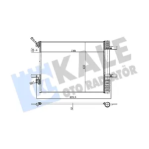 KALE OTO RADYATOR 355160
