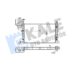 330200 KALE OTO RADYATOR