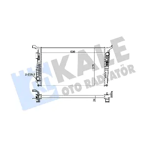 363155 KALE OTO RADYATOR