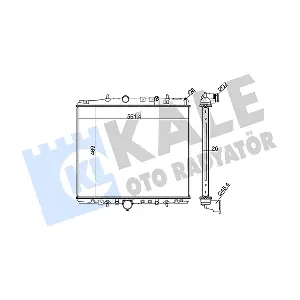 285400 KALE OTO RADYATOR
