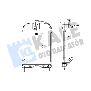 155100 KALE OTO RADYATOR
