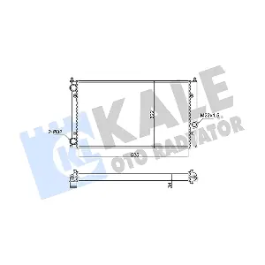 KALE OTO RADYATOR 348245
