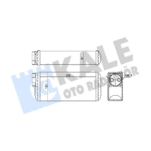 VW 115972071 Теплообмінник, система опалення салону