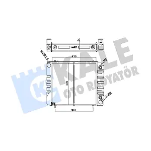 158599 KALE OTO RADYATOR