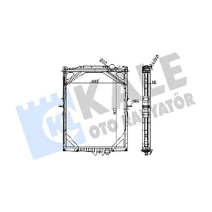 KALE OTO RADYATOR 350180