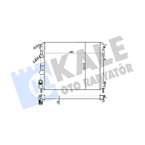 205600 KALE OTO RADYATOR