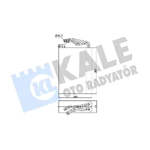 350125 KALE OTO RADYATOR