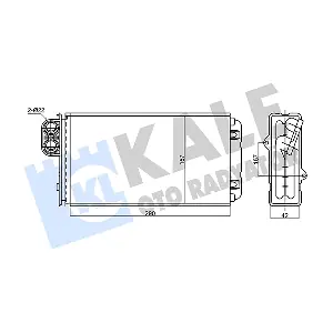 356225 KALE OTO RADYATOR