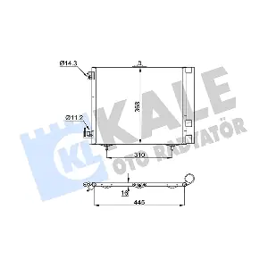 KALE OTO RADYATOR 358440