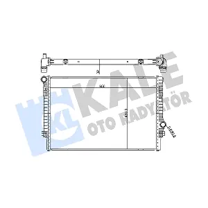 KALE OTO RADYATOR 355515 Радіатор, система охолодження двигуна