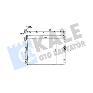 354235 KALE OTO RADYATOR