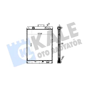 504000 KALE OTO RADYATOR