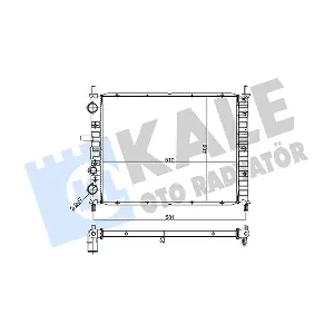 KALE OTO RADYATOR 158000