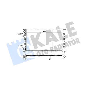 KALE OTO RADYATOR 349235