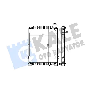 350240 KALE OTO RADYATOR