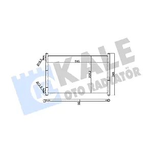 350560 KALE OTO RADYATOR