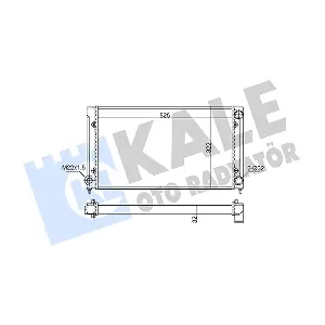 KALE OTO RADYATOR 348275