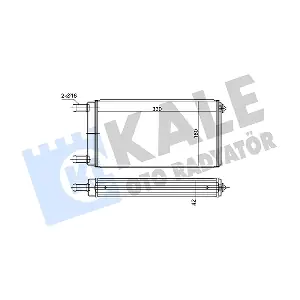 262100 KALE OTO RADYATOR