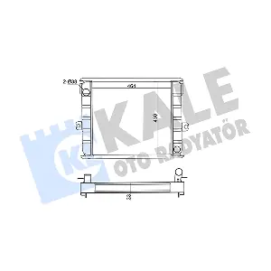 110700 KALE OTO RADYATOR