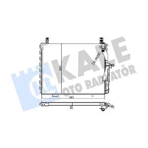 KALE OTO RADYATOR 354055
