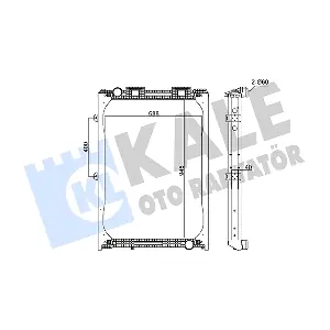 KALE OTO RADYATOR 349370