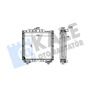 164100 KALE OTO RADYATOR