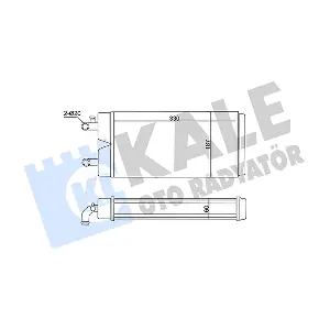 168700 KALE OTO RADYATOR