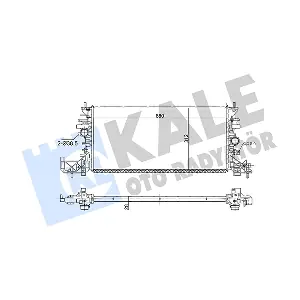 357255 KALE OTO RADYATOR