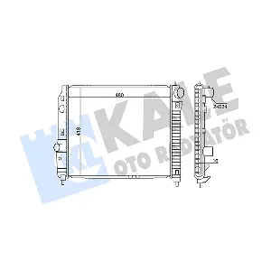 354800 KALE OTO RADYATOR